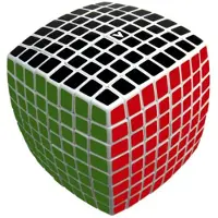 V-Cube 8 White Pillow pulmapeli