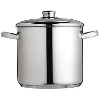 Kitchen Craft Kattila kannella 11 litraa, ruostumaton teräs