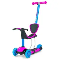Milly Mally Little Star 3-in-1 Potkulauta, Pinkki/Sininen
