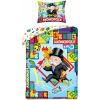 Halantex SP. z.o.o. Lasten vuodesetti Monopoly 140x200, 2-osainen