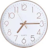 vidaXL Seinäkello 30 cm ruusukulta