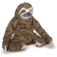 Melissa & Doug Lifelike Pehmo laiskuus tytetty elin (12W x 14,5K x 9D tuumaa)