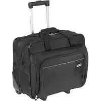 Targus 15-16" Executive Laptop Roller, kannettavan tietokoneen vedettävä matkalaukku, musta