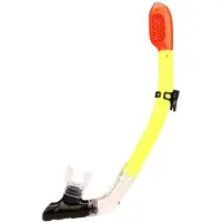 Waimea Full Dry Liquid Silicone Diving Snorkel Keltainen,Oranssi