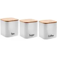 KINGHOFF SET 3 CONTAINERS Coffee Tea SUGAR KINGHOFF KH-1526