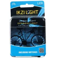 IKZI LED-rengasvalaistus - - 2-pack - 20 LEDiä - Sininen - Sopii 2 rengasta - 6 AAA-paristoa mukana