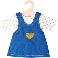 Heless Doll dress with Golden T-Shirt 35-45 cm