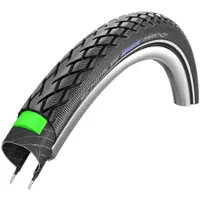 Schwalbe Marathon GreenGuard -vaijerirengas 24x1,75 heijastimella Musta
