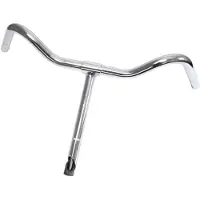 Ergotec Holland Lenker NSU -ohjaustanko Ø22,2 mm 565 mm / 300 mm varsi hopea