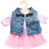 Heless Doll dress with waistcoat 35-45 cm