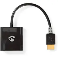 Nedis VGA/3.5 mm naaras - HDMI näyttökaapeli