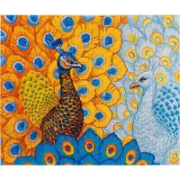Diamond Dotz Romantic Peacocks 49x57cm timanttityö