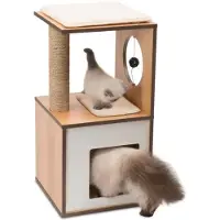 Vesper Kačių draskymo bokštas Vesper V-Box Ruda Medžio MDF 37 x 37 x 72,5 cm
