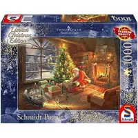 Schmidt Thomas Kinkade: Santa Claus is Here! Limited Edition 1000p palapeli