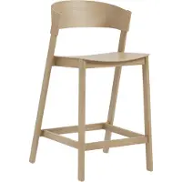 Muuto Cover baarituoli, 65 cm, tammi