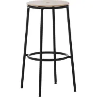 Normann Copenhagen Circa baarijakkara, 75 cm, musta teräs - tammi