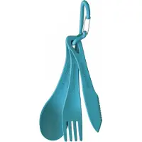 Sea to Summit Delta Cutlery Set, vaaleansininen