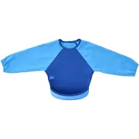 Bibetta ruokalappu/essu neopreeni sinine Bib with Sleeves Blue