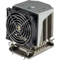 Supermicro SNK-P0080AP4, Ilmanjäähdytin, 9,2 cm, 5000 RPM, Musta, Ruostumaton teräs