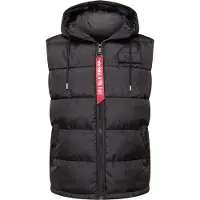 Alpha industries Hooded Puffer Vest Fd - Black - XXL