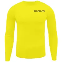 Givova Corpus 3 tekninen aluspaita, pitkähihainen, keltainen - Koko L