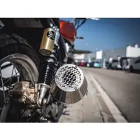 Gpr Exhaust Systems Ultracone Inox Cafè Racer Silencer Without Link Pipe R 60 73-76 Hyväksytty äänenvaimennin