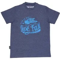 Rock Or Die Live Fast Lyhythihainen T-paita