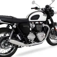 Remus Tapered Left Stainless Steel Bonneville T120/black 16 Homologoitu Slip On äänenvaimennin