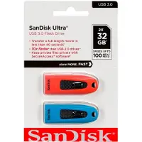 SanDisk Ultra USB 3.2 Gen 1 32 Gt -muistitikku, musta