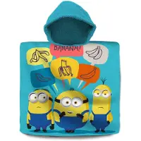 K-KIDS MINIONS Kylpyponcho, puuvillaa