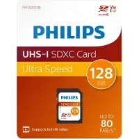 Philips 128 Gt SDXC UHS-I U1 V10 -muistikortti