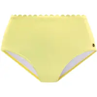 LASCANA Bikinihousut 'Scallop' keltainen