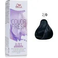 Wella Color Fresh Ammattilaisten hiussävyte 75 ml 2/0 Schwarz