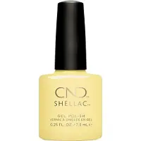 CND Shellac geelikynsilakka Pitkäkestoinen NailPaint-väri kaarevaa siveltimellä keltainen/kultalakka 0,25 fl unssia