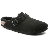 Birkenstock Sisäkengät 'Boston' musta