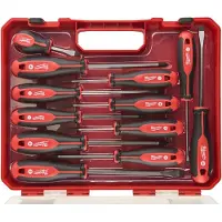 Milwaukee 12 kolmikulmaisen ruuvimeisselin sarja 4932472003 punainen