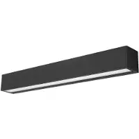 LUCANDE Led ulkoseinävalaisin Lengo , Musta, Alumiini, Moderni