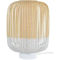 Forestier Pöytävalaisin , Bamboo Light M, Valkoinen, Olohuone, Bambu, Design