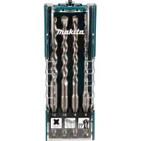 Makita Poranteräsarja D-74756; 6-12 mm; 4 kpl.