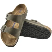 Birkenstock Arizona Sfb Leoi Faded Khaki - Green - 42