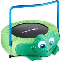 HyperMotion Minitrampoliini lapsille Sammakko - kahvalla - max 50 kg - 91 cm - kotiin ja puutarhaan