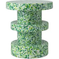 Normann Copenhagen Bit Stack pyöreä jakkara Vihreä, Ø36x42 cm