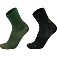 Beretta Short Shooting Socks (Color: Black & Green, Size: Large)