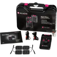 Mystim Pure Vibes Analoginen Sähköseksisetti - Black