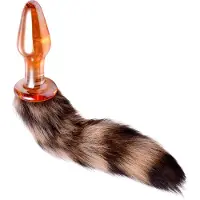 Tailz Fox Tail Lasinen Anustappi Hännällä