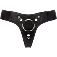 Realrock Deluxe - alusharness strap-on - musta