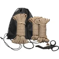 Doc Johnson Bind & Tie Initiation Kit - 5 Piece Hemp Rope