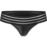 Noir Handmade Powerwetlook Stringit - Musta - S
