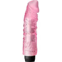 Baseks Aidonkaltainen XL Multispeed Dildovibraattori 22 cm - Pinkki