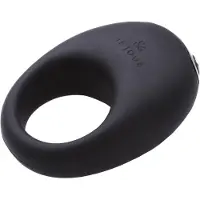 Je Joue Mio - vibro penisrengas - ladattava, vesitiivis - musta
